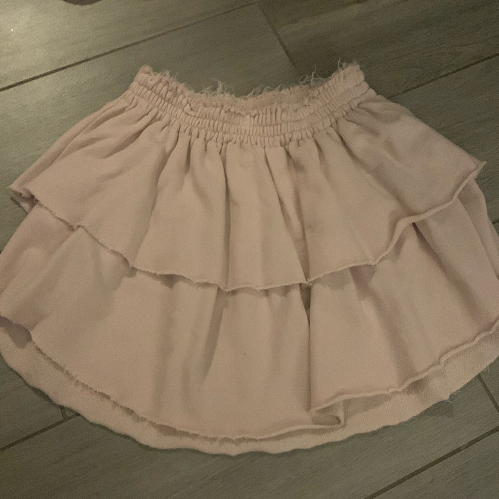 Coquette aerie light pink skirt
